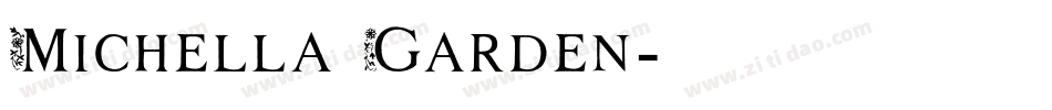 Michella Garden字体转换